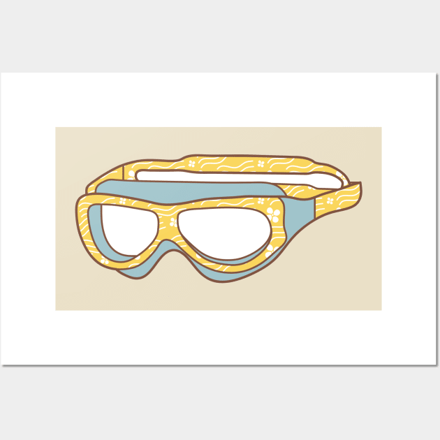 Swimming Goggles Wall Art by Wlaurence